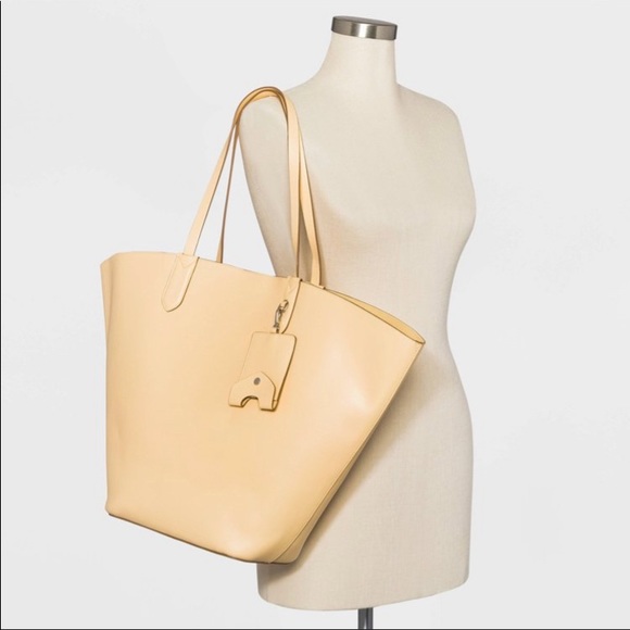 A New Day Fan Huge Tote Handbag - Yellow - Picture 2 of 5